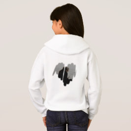 Moderater Graffiti-bespritzter Herzrahmen Hoodie