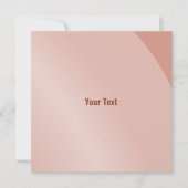 Moderater Lachs Moderner schattiger QR-Code Karte (Vorderseite)