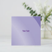 Moderater Lilac-moderner schattierter Qr-Code Karte (Stehend Vorderseite)