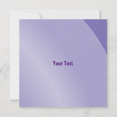 Moderater Lilac-moderner schattierter Qr-Code Karte (Vorderseite)