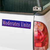 Moderates vereinigen autoaufkleber (Auf Lkw)