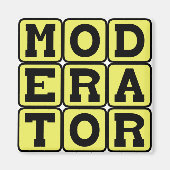 Moderator, Arbitrator Magnet (Vorne)