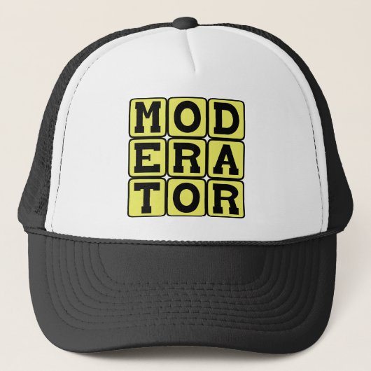 Moderator, Arbitrator Truckerkappe (Vorderseite)
