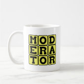 Moderator, Schlichter Kaffeetasse (Links)