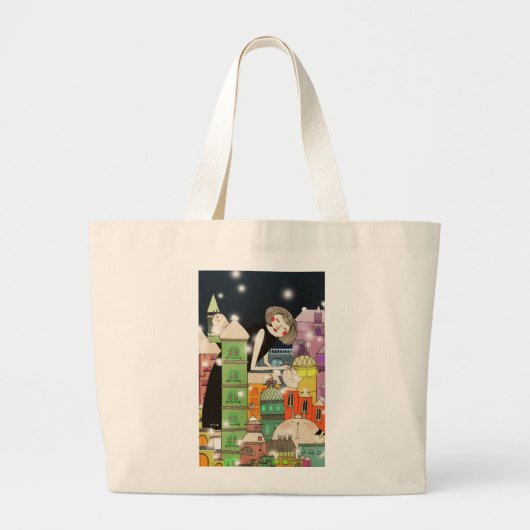 Moderige Stadt 2013 Jumbo Stoffbeutel (Vorne)