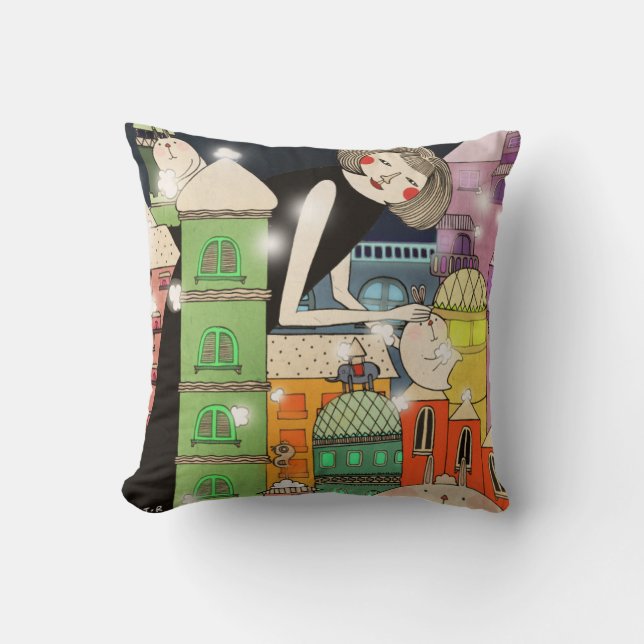 Moderige Stadt 2013 Kissen (Vorderseite)