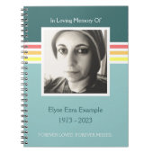 Moderinnerungsgastbuch Notizblock (Vorderseite)