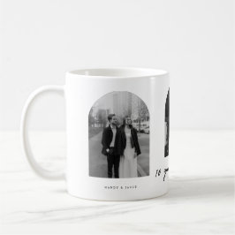 Modern 10-Year Anniversary Wedding Couple Photos Kaffeetasse