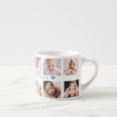 Modern 12 Foto Collage Blue World ist die beste Op Espressotasse (Rechts)