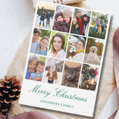Modern 12 Foto Collage Weihnachten