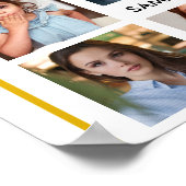 Modern 17 Photo Collage Class Of 2026 Graduation Poster (Ecke)