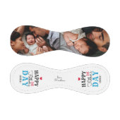 Modern 1st Vathage Typografy Baby Foto White Baseball (Paneele)