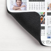 Modern 2021 Kalender Foto Collage Personalisiert Mousepad (Ecke)