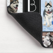 Modern 2023 Calendar Monogram Script Name 5 Foto Mousepad (Ecke)