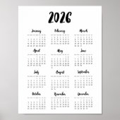 Modern 2023 Calendar Poster (Vorne)