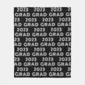 Modern 2023 Grad Typografie Fleecedecke (Vorderseite)