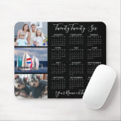 Modern 2023 Kalender 3 Foto Personalisiert Mousepad (Mit Mouse)