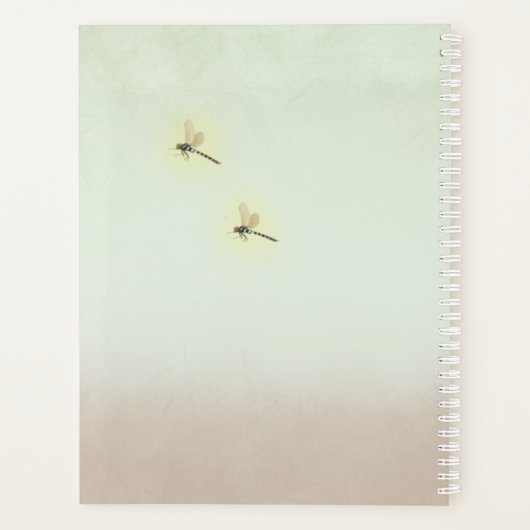 Modern 2025 Custom Monogram Name Planer (Rückseite)