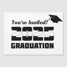 Modern 2025 Graduate Invitation Sie sind eingelade