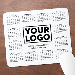 Modern 2026 Calendar Business Company Logo Mousepad
