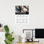 Modern 2026 Calendar Family Photo Poster (Heimbüro)