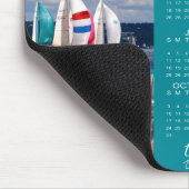 Modern 2026 Kalender 3 Foto Personalisiert Mousepad (Ecke)