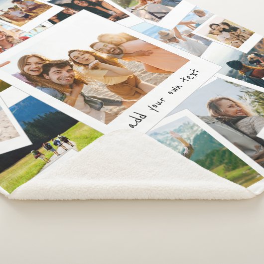 Modern 21 Picture Scrapbook FotoCollage Sherpadecke (3/4)