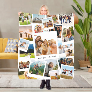 Modern 21 Picture Scrapbook FotoCollage Sherpadecke