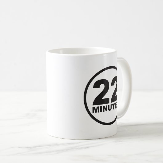 Modern - 22 Minuten Kaffeetasse (VorderseiteRechts)