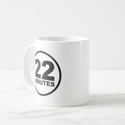 Modern - 22 Minuten Kaffeetasse (Vorderseite Links)