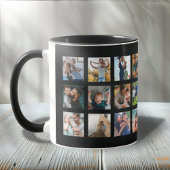 Modern 24 Insta Foto Collage Keepake Tasse