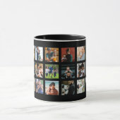 Modern 24 Insta Foto Collage Keepake Tasse (Zentrum)