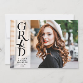 Modern 2-Foto-Abschluss Einladung