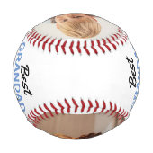 Modern 2 Foto Collage Beste Grandad je! Baseball (Rückseite)