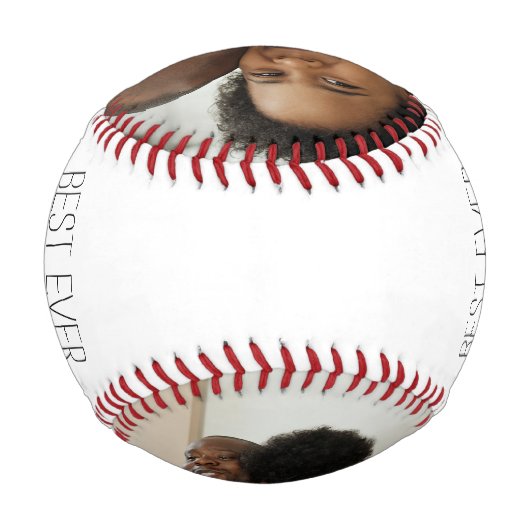 Modern 2 Foto Collage Beste je Stepdad Baseball (Rückseite)