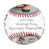 Modern 2 Foto Collage VATER The Man Myth Legende Baseball (Rückseite)