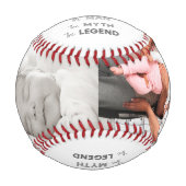 Modern 2 Foto Collage VATER The Man Myth Legende Baseball (Vorderseite)