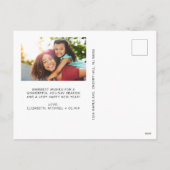 Modern 2 Foto Happy Holidays Weihnachten (Rückseite)