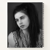 Modern 2 Photo Collage Personalized Notizblock (Rückseite)