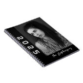 Modern 2 Photo Collage Personalized Notizblock (Rechte Seite)