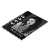 Modern 2 Photo Collage Personalized Notizblock (Linke Seite)