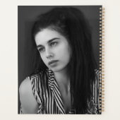 Modern 2 Photo Collage Personalized Planer (Rückseite)