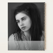 Modern 2 Photo Collage Personalized Planer (Rückseite)