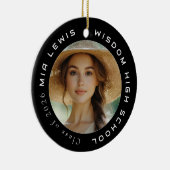 Modern 2 Photo Grad  Keramik Ornament (Rechts)