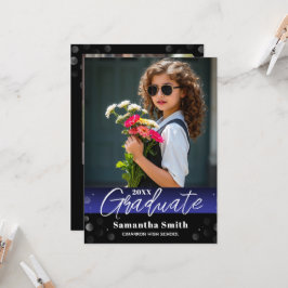 Modern 2 Photo Graduation Senior Photo Grad Invite Einladung