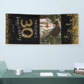Modern 30. Geburtstag Party Banner (Messe)