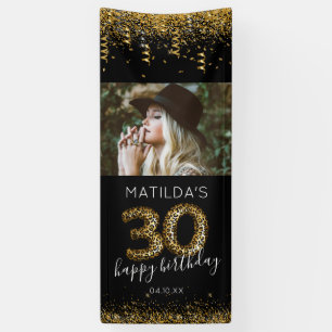 Modern 30. Geburtstag Party Banner