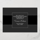 Modern | 3 Ankündigung von Foto Foil Abschluss (Rückseite)