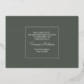 Modern | 3 Ankündigung von Foto Foil Abschluss (Rückseite)