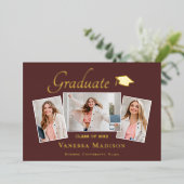 Modern | 3 Ankündigung von Foto Foil Abschluss (Stehend vorne)